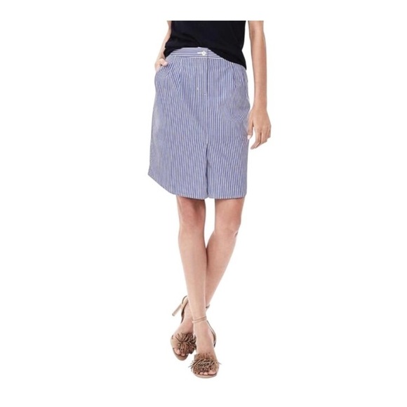 Banana Republic Relaxed Striped Pencil Skirt - Picture 1 of 8